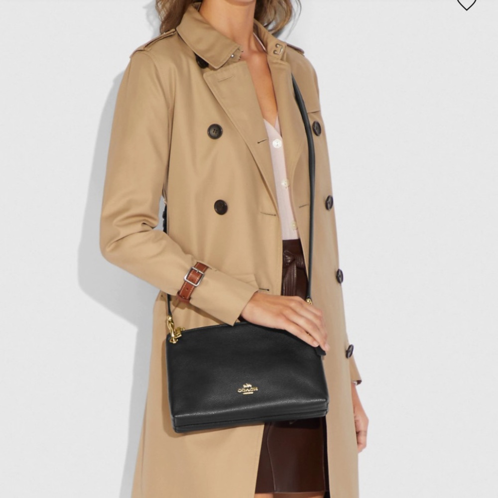 Coach Pebble leather crossbody